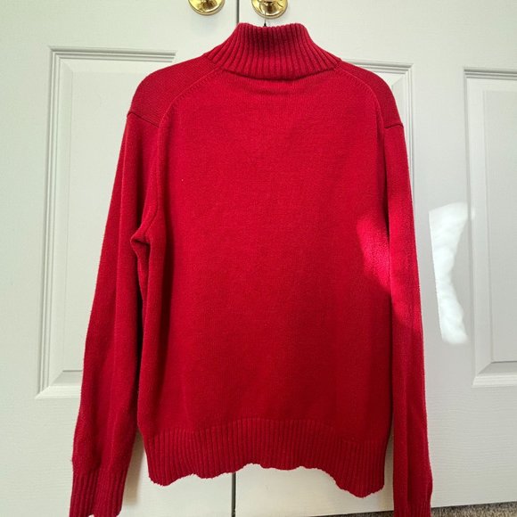 Polo Ralph Lauren 100% Cotton Men's 1/4 Button Mock Neck Sweater - Picture 6 of 9